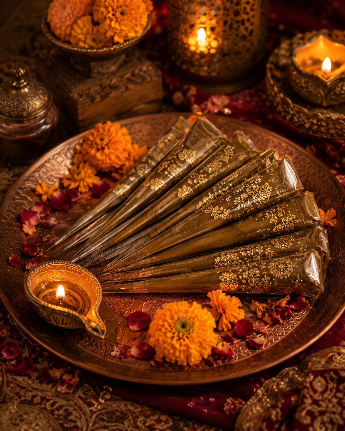 Mehndi Cone Set (12×)