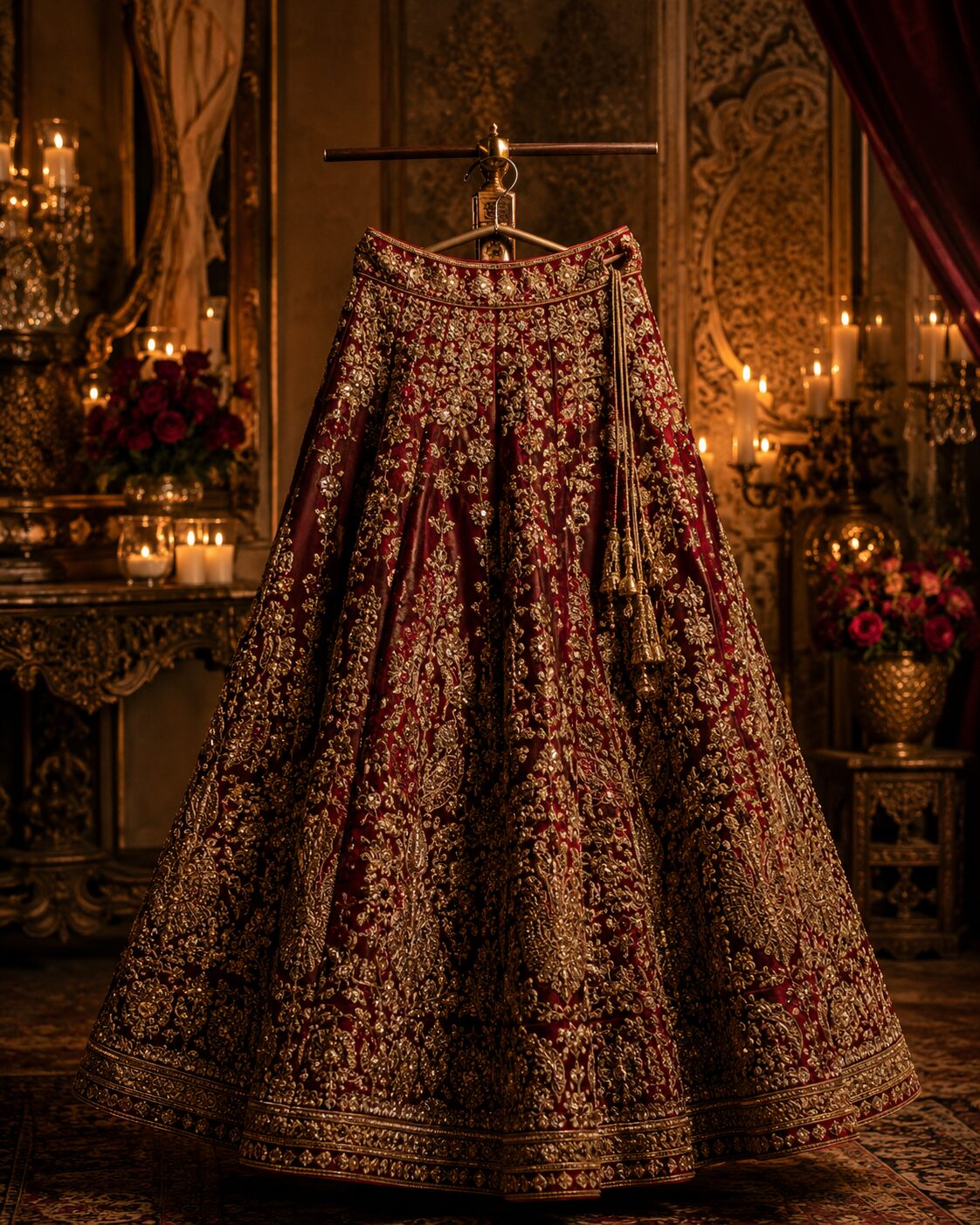 Red Bridal Lehnga